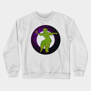 Tai Chi  Purple Emblem Crewneck Sweatshirt